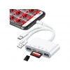 DAYTONA NK1032 Pro Type-C Lightning Usb-A To 2x Usb3.0 Sd Tf Pd Kart Okuyucu Çevirici Hub Adaptör