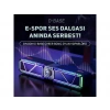 DIVOOM D-Base 30W RGB Işıklı Çift Portlu 35W Hızlı Şarj Masaüstü Gaming Bluetooth Hoparlör Pembe