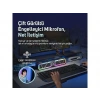 DIVOOM D-Base 30W RGB Işıklı Çift Portlu 35W Hızlı Şarj Masaüstü Gaming Bluetooth Hoparlör Pembe