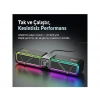 DIVOOM D-Base 30W Rgb Işıklı Çift Portlu 35W Hızlı Şarj Masaüstü Gaming Bluetooth Hoparlör Siyah