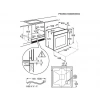 ELECTROLUX EOF5F50BX SurroundCook Katalitik Temizlemeli 65 lt Multifonksiyonel Cam Ankastre Fırın Siyah