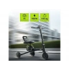 IGOFOR 3 Tekerlekli Katlanabilir Oturulabilir Hafif, Taşınabilir, Uzun Menzilli km Elektirikli Scooter Siyah