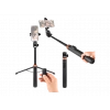 KINGJOY M080 Bluetooth Çok Fonksiyonlu Selfie Çubuğu ve Tripod Siyah
