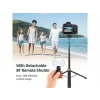 KINGJOY M080 Bluetooth Çok Fonksiyonlu Selfie Çubuğu ve Tripod Siyah