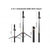 KINGJOY M080 Bluetooth Çok Fonksiyonlu Selfie Çubuğu ve Tripod Siyah