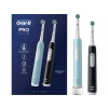 ORAL B Pro 1 Series 1 İkili Paket Siyah ve Mavi Şarjlı Diş Fırçaları