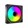 RAMPAGE 7C-120S 120x120x25mm Double Ring Aynalı ARGB Kasa Fanı Siyah