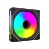 RAMPAGE 7C-120S 120x120x25mm Double Ring Aynalı ARGB Kasa Fanı Siyah