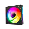 RAMPAGE 7C-120S 120x120x25mm Double Ring Aynalı ARGB Kasa Fanı Siyah