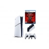 SONY 2 Kol Dualsense +Şarj İstasyonu +Assasins Creed Shadows+PS5 Slim Cdli (İthalatçı Garantili) Oyun Konsolu Beyaz