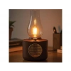 TORIMA D53 Ahşap Vintage Gaz Lambası Taşınabilir Speaker Ayarlanabilir Işıklı USB Şarjlı Bluetooth Hoparlör Ahşap