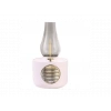 TORIMA D53 Vintage Gaz Lambası Taşınabilir Ayarlanabilir Işıklı USB Şarjlı Bluetooth Hoparlör Pembe