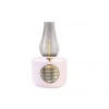 TORIMA D53 Vintage Gaz Lambası Taşınabilir Ayarlanabilir Işıklı USB Şarjlı Bluetooth Hoparlör Pembe