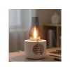 TORIMA D53 Vintage Gaz Lambası Taşınabilir Speaker Ayarlanabilir Işıklı USB Şarjlı Bluetooth Hoparlör Beyaz