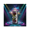 TORIMA D78 Mikrofonlu LED Işıklı 8W+8W Parti Speaker Kablosuz Bluetooth Hoparlör Gri