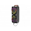 TORIMA D78 Mikrofonlu LED Işıklı 8W+8W Parti Speaker Kablosuz Bluetooth Hoparlör Siyah