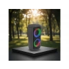 TORIMA KTS-1296  Telefon Tutacaklı RGB Ledli Taşınabilir Bluetooth Parti Hoparlör Siyah