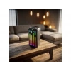 TORIMA KTS-1911 Mikrofonlu Kumandalı RGB Ledli Taşınabilir Bluetooth  Parti Hoparlör Siyah