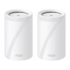 TP-LINK Deco BE65 (2-Pack) | Wi-Fi 7 Mesh | BE9300 Mbps | Fiber Destekli | Üç Bant | AI-Roaming | 2.5 Gbps | 6 GHz | 200 Cihaz | WPA3 | VPN | Mobil Kurulum