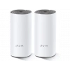 TP-LINK Deco E4 (2-Pack) | Wi-Fi 5 Mesh | AC1200 Mbps | Fiber Destekli | Çift Bant | 100 Mbps Port | 100 Cihaz | 260 m² Kapsama | WPA3 | Mobil Kurulum