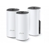TP-LINK Deco M4 (3-Pack) | Wi-Fi 5 Mesh | AC1200 Mbps | Fiber Destekli | Çift Bant | Gigabit Port | 100 Cihaz | 370 m² Kapsama | WPA3 | Mobil Kurulum