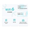TP-LINK Deco X50 (3-Pack) | Wi-Fi 6 Mesh | AX3000 Mbps | Fiber Destekli | Çift Bant | Gigabit Port | 150 Cihaz | 600 m² Kapsama | WPA3 | Mobil Kurulum
