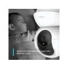 TP-LINK Tapo C210 | Akıllı Wi-Fi Kamera | 2K 3MP | 360° Hareket | 9m Gece | Çift Yönlü Ses | Sesli Alarm | Bulut/SD