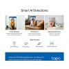 TP-LINK Tapo C220 | Akıllı Wi-Fi Kamera | 2K 4MP | AI | 360° Hareket | 9m Gece | Çift Yönlü Ses | Bebek Algılama