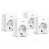 TP-LINK Tapo P100 (4-pack) | Akıllı Mini Wi-Fi Priz | Uzaktan Kontrol | Alexa/Google | Cihaz Paylaşımı | Zamanlama | Kolay Kurulum | Hub Gerektirmez