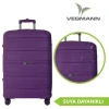 VEGMANN Atlas Polipropilen Büyük Boy Valiz Violet