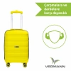 VEGMANN Atlas Polipropilen Kabin Boy Valiz Sarı