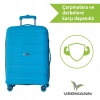 VEGMANN Atlas Polipropilen Orta Boy Valiz Mavi