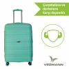 VEGMANN Atlas Polipropilen Orta Boy Valiz Su Yeşili