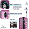 VEGMANN Delphin ABS Büyük Boy Valiz Violet
