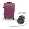 VEGMANN Scavel Tartılı Plastik Orta Boy Valiz Violet