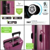 VEGMANN Vela ABS Büyük Boy Valiz Violet