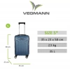 VEGMANN Vela ABS Kabin Boy Valiz Mavi