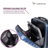 VEGMANN Wave Laptop Bölmeli ABS Kabin Boy Valiz Mavi