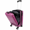 VEGMANN Wave Laptop Bölmeli ABS Kabin Boy Valiz Violet
