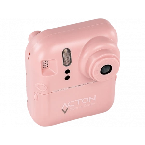 ACTON Şipşak Kağıt Baskılı Dijital Çocuk Fotoğraf Makinesi Pembe