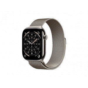 APPLE MF8P4TU/A  Watch Series 11 GPS + Cellular 42mm Natural Titanium Case with Natural Milanese Loop