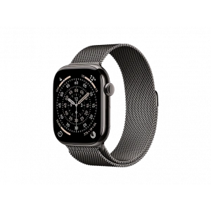 APPLE MFD34TU/A  Watch Series 11 GPS + Cellular 46mm Slate Titanium Case with Slate Milanese Loop - S/M
