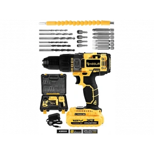 ASSUR 12V Metal Şanzıman Çift Akülü Bakır Sargı Şarjlı Matkap Akülü Vidalama