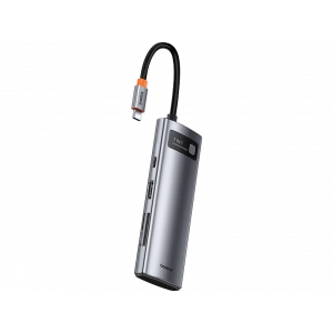 BASEUS Star Joy 7 in 1 Multifonksiyonel Hub Adaptör Uzay Grisi