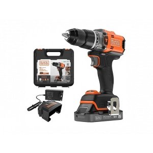 BLACK & DECKER BLD683D1XK-QW 18v Powerconnect Akülü Darbeli Matkap