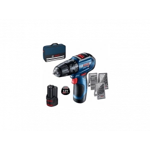 BOSCH GSB 12V-30 39 Parça Set Hediyeli Darbeli Akülü Vidalama