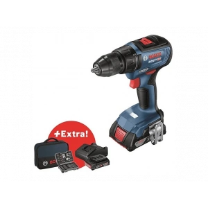 BOSCH PROFESSIONAL GSR 18V-50 43 Parça Set+ Çift Akülü Vidalama Makinesi