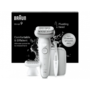 BRAUN SE 9241 Silk-Épil 9 Islak ve Kuru Epilasyon Cihazı Gümüş