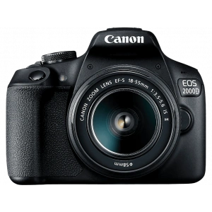 CANON EOS 2000D 18-55 IS II Fotoğraf Makinesi Siyah