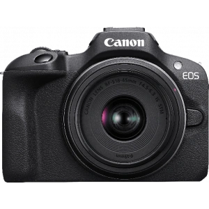 CANON EOS R100 + RF-S 18-45MM Fotoğraf Makinesi Siyah
